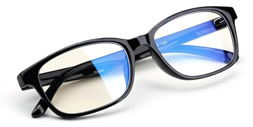 Bizaical Blue Light Blocking Glasses, Anti-Fatigue Computer Screen Light Blocking Glasses, Gaming Glasses for Men Women, Reduce Eye Strain Improve Sleep