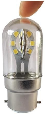KJXP, Paket om 20, LED-kronbladslampa, AC85-265V T26 E27/B22 3W Hushållsbelysning Ljuskrona Lampa Ljuskälla(B22 85-265V,Vit)