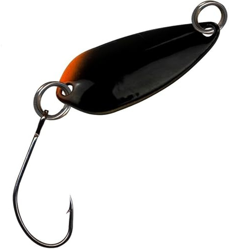 FTM Unisex - Adult 10C5200183C10 Spoon Wasp 2.9 cm 2.5 g Trout Blinker for Spin Fishing on Trout Pond, Blinker for Trout Fishing, Spoon Blinker, Colour: Orange Black, Colourful, Normal