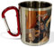 LolaPix Tasse Escalade Personnalisée avec Photo et Texte - Inox, Poignée Mousqueton, Acier Inoxydable - Idéale pour Camping - Mug Metal - Cadeaux Photo Personnalisés