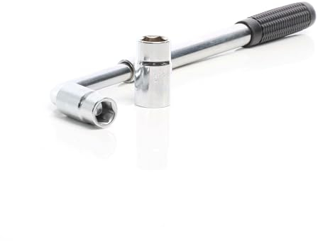 XPOtool Clé démonte-roue télescopique - longueur 350-530 mm - avec douilles de 17/19 mm et 21/23 mm - Pour écrous de roue Changement pneu Maintenance automobile