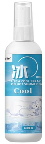 Niebla refrescante en aerosol, Aerosol refrescante para verano, Spray de niebla de enfriamiento rápido, Spray corporal instantáneo, facial refrescante para el cuerpo 100ml