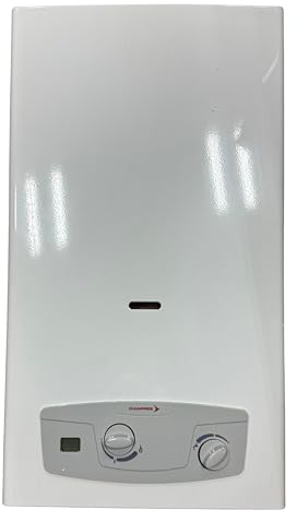 DSTOCK60 - Calentador de gas instantáneo compatible con Chappée CBGI 14 GN - Gas natural - Clase A - Encendido automático 13,6 l/min - Conexión de gas de ciudad