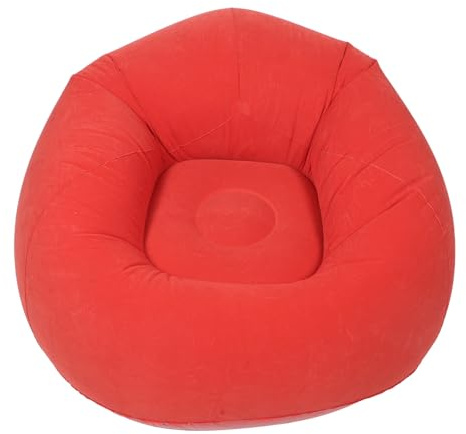 Housoutil Canapé Gonflable D'extérieur Résistant à l'usure avec Pompe Électrique Rapide, Fauteuil Gonflable Portable Confortable pour Loisirs en Plein Air et Camping