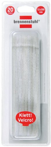 Brennenstuhl kardborrband 12 mm x 200 mm vit, 1164330