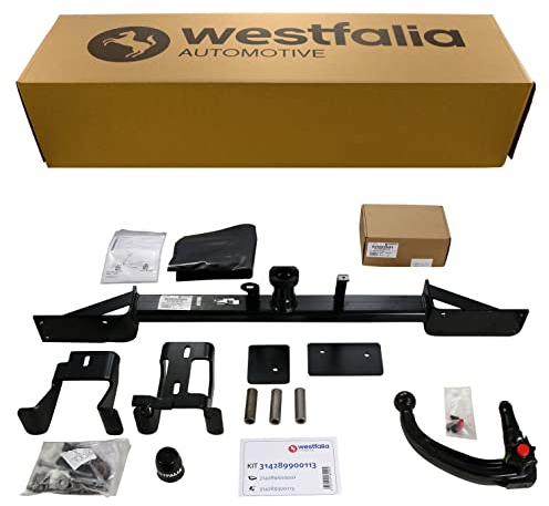 Westfalia Abnehmbare Anhängerkupplung für Opel Meriva A (BJ 05/2003-05/2010) – Im Set mit 13-poligem fahrzeugspezifischem Westfalia Elektrosatz