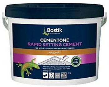 5 x BOSTIK 10kg Cementone rapid fast setting repair cement quick drying concrete