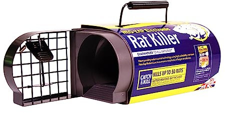 The Big Cheese Ultra Power Neo-Zap Electronic Rat Killer, Quick, Effective, Humane, Safe, Hygienic, Reusable Battery Powered Unit, New Improved Design