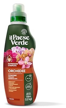 Il Paese Verde Concime Orchidee - Fertilizzante Organo Minerale Specifico Per Il Nutrimento Delle Piante. Favorisce Fioriture Frequenti E Prolungate, Intensifica La Colorazione.