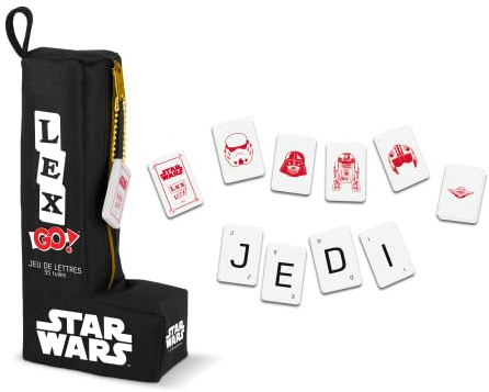 Winning Moves - Lex GO! Star Wars- Jeu de société - Jeu de Lettres - Jeu de Mots - Jeu de Voyage - Jeu d'ambiance -A partir de 8 Ans - Version française