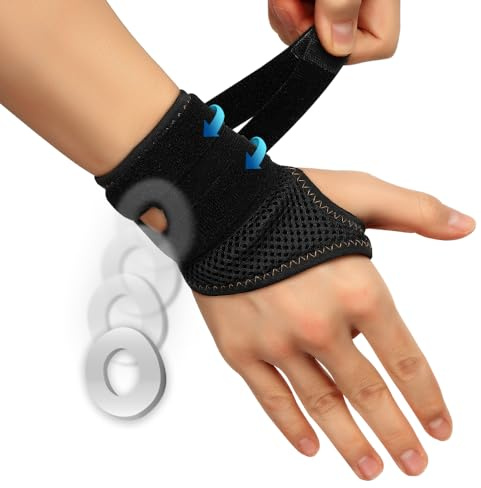 FITTOO Wrist Brace for TFCC Tears, Real Copper Infused TFCC Wrist Brace with Ring Pad for TFCC Tears, Ulnar Sided Wrist Pain, DRUJ Instability, Universal Size for Men & Women Right-L