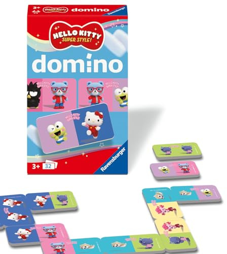 Ravensburger Hello Kitty Dominoes Game For Kids Age 3 Years Up - 2 to 4 Players