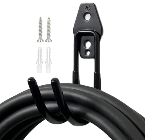 EV Charger Holder Wall Mount,J-type EV Charger Holster - Cord Storage for Garage Management Truck Vehicle Automobile Driver Parking Lot Door Wall