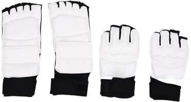 Keenso Taekwondo Sparring Gear, Gants Protecteurs de Mains et de Pieds, Ensemble de Protections pour la Boxe, Le Kickboxing (L)