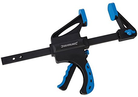 Silverline Tools 324779 - Sargento monomanual reforzado (150 mm), Multicolor