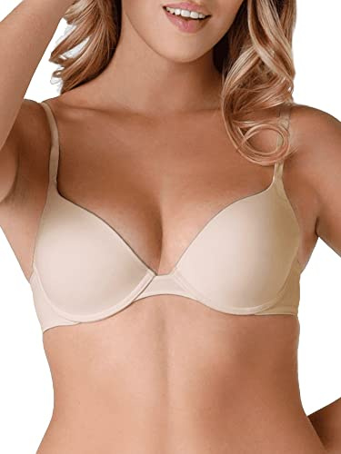 Wonderbra Femme T-shirt Bra Soutien-gorge De Tous Les Jours, Beige, 95D EU