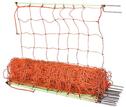 Patura Elektrozaunnetz, 90 cm hoch, mit Doppelspitze, 50 m