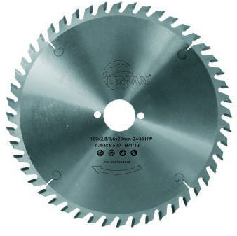 Lame de scie circulaire Ø216x30x48Z (Bois) Gamme coupe d'onglet 964.216.3048 LEMAN