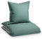 sleepwise Juego de sábanas Soft Wonder Juego de Funda Nordica Cama Individual, Lino Microfibra Oeko-Tex®, Fundas de Almohada y Edredón Lavables a Máquina, Hipoalergénicas, Ropa de Cama 135 x 200