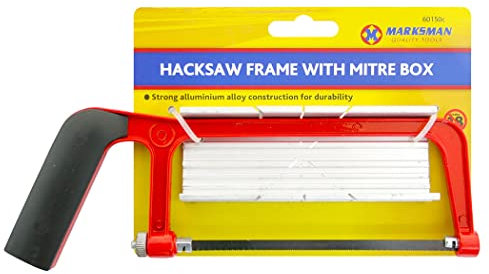New Hacksaw Frame with MITRE Box Cutting Carpenter Woodwork Workshop DIY Tool