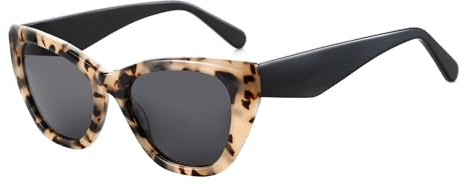 ZENOTTIC Lunettes de Soleil Polarisées pour Femme: Style Œil de Chat Lunettes de Soleil Tendance pour Femme - Mignonnes avec Protection UV400