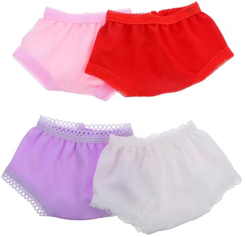 ibasenice 4 Stücke Knickers Für Spielzeug Puppen Kleid up Requisiten Zufällige Stil