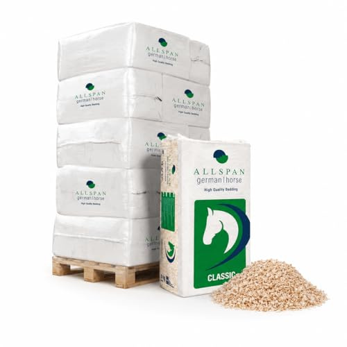Allspan German Horse Classic Palette 15 x 24 kg – Pferdeeinstreu Weichholz