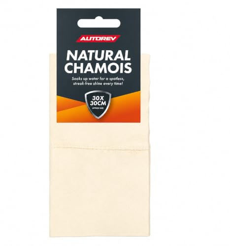 PSL Paño de lavado de coche de piel de gamuza natural, toalla de secado absorbente de limpieza de coche profesional