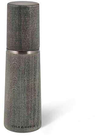 Cole & Mason H322020 Marlow Pepper Mill, Precision+ Wooden, Beech Wood, 185 mm, Single, Includes 1 x Pepper Grinder