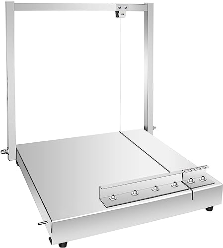 HACSYP Cortador de Queso Rebanador de Queso Comercial, Mantequilla de Queso de Corte de Acero Inoxidable, Herramienta de Cocina for Hornear, Cortador de Queso, for Tostadas y fiambres