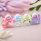 Mini Air Gel Fresheners 4 Assorted Scents Lasts Up To 21 Days Compact Size (3 Pack)