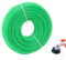 Hilo de nailon de 1,6 mm x 30 m para cortacésped, desbrozadora y deshierbe, hilo de corte duradero para jardín, parque y cuidado del césped, hilo de nailon de alta calidad para hierba y malas hierbas