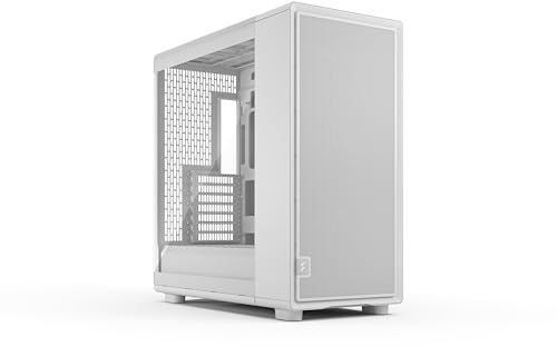 Fractal Design Epoch XL Vit - Härdat glas, Klar TG - PC-gamingchassi med högt luftflöde - Frontpanel i mesh - Tre Momentum 12-fläktar ingår - Rymlig insida - Stöd för ATX/mATX/ITX