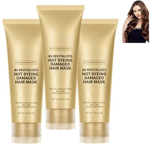 8-Sekunden-Revitalisierende Haarmaske, Keratin-Haarcreme, Dauerwellen- und Färbereparatur, geschmeidige Pflege, für alle Haartypen geeignet