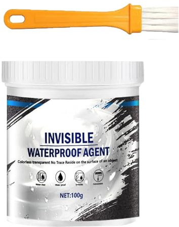 Hiemible Rivestimento Impermeabile Trasparente - Rivestimento per Riparazione Perdite Invisibile | Adesivo Trasparente, Agente Antifughe per Tetti Pareti Cucina Terrazzo Giardino Bagno Finestra