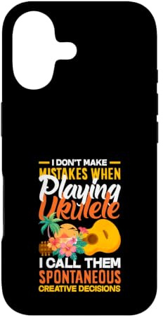 Décisions créatives spontanées | Joueur de ukulélé Amusant Coque pour iPhone 17