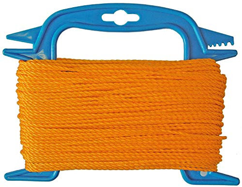 Faithfull FAI306 Heavy Duty Orange Poly Ranging Builders Line String 30M (98ft) Breaking Strength 65kg