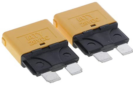 Non-brand Disjoncteur Marin Automatique 2 Pièces de Fusible Réarmable Automatique 5A 10A 15A 20A 25A 30A 12V - 20A