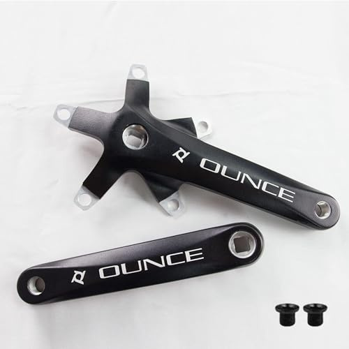 Prowheel Vélo Bras de manivelle,Cône carré Pédalier,Une Paire Universelle 170MM/152MM/127MM BCD 130MM 110MM Manivelles de vélo pour Vélo de Ville,Vélo de Route,vélo Pliant,vélo de Montagne