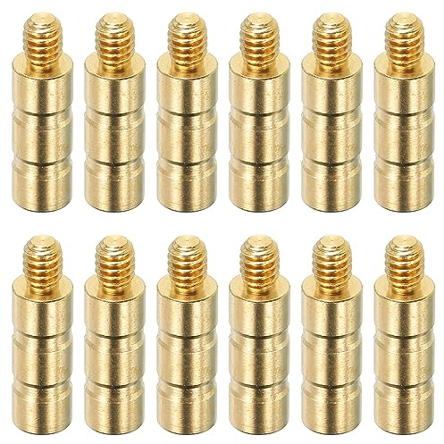 PATIKIL 12 Paquete 50 Grano Tiro con Arco Flecha Inserto 0.244 Pulgada