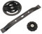 SECURA Messer im Set kompatibel mit Stihl iMow RMI 632 Rasenroboter 69090071022 30cm