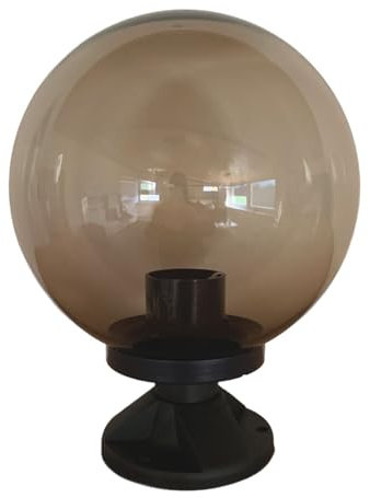 H4L Kugelleuchte Kugellampe Außenleuchte Tower transparent smoke Ø 30cm Gartenlampe E27