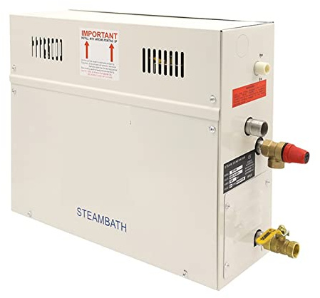 YQVEOT Kit generador de Ducha de Vapor, Comercial de Ducha del generador de sin autocarave para Uso doméstico Comercial(ST-135M,3KW)