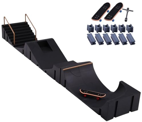 Finger Skateboards 6-in-1 Durable Skateboard Ramp