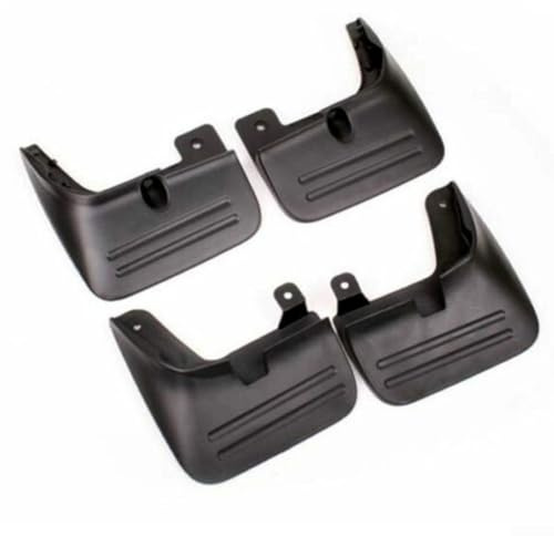 Stänkskydd för stänkskydd set för Hyundai I800 H1 Grand Starex 2007–2017, 4-delad svart plast direkt ersättning OEM 86880-4H00