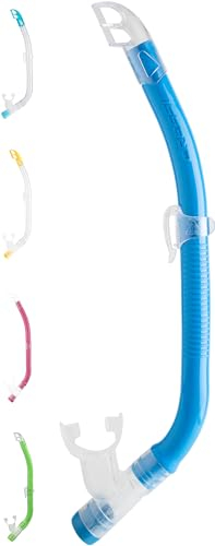 Cressi Top Snorkel - Unisex Youth Minidry Snorkel Schnorchelröhre für Kinder und Jugendliche Einheitsgröße