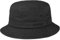 Stetson Organic Cotton Hut mit UV-Schutz Damen/Herren - aus 100% Bio-Baumwolle - Knitterfrei knautschbar - Nachhaltig - Bucket Hat unifarben - Packable Anglerhut - Frühjahr/Sommer schwarz S (54-55 cm)