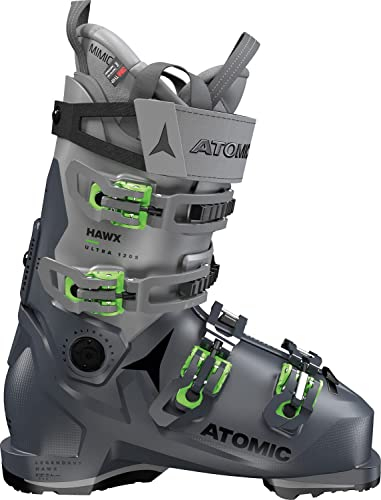 ATOMIC Unisex HAWX Ultra 120 S Gw Gy Skischuhe, Grau/Blau/Anthrazit/Grün, 43 EU