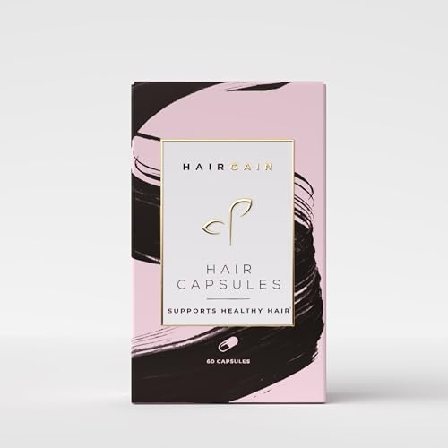 Hair Gain Biotin Supplement for Hair Growth | Promotes Fuller, Thicker Hair Growth with Enhanced Vitamins Complex | Hair, Skin & Nails Support for Women | Vegan Capsules - 1 Month Supply