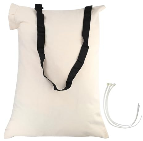 IGNPION Sac universel pour aspirateur/souffleur à feuilles avec épaule, sac de collecte de feuilles de jardin de grande capacité 90L convient à la plupart des aspirateurs à feuilles, sac de